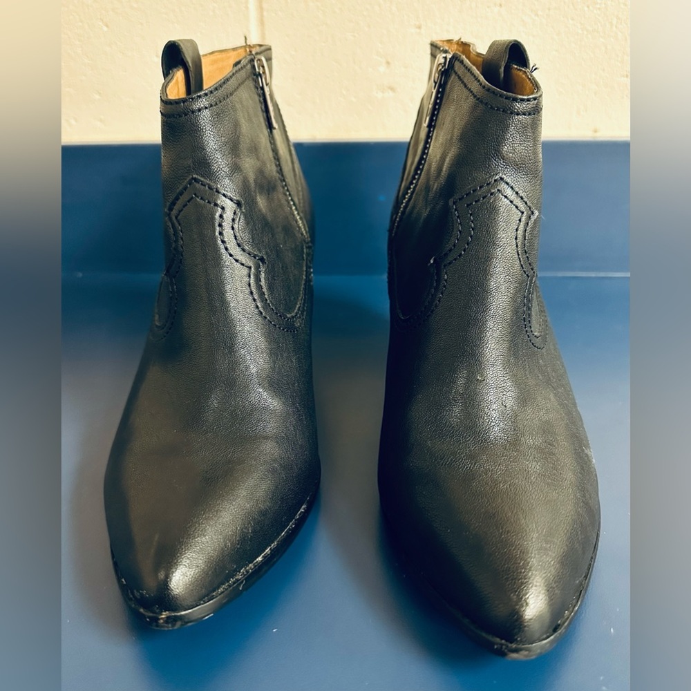 Frye Regina Western Leather Ankle Boot